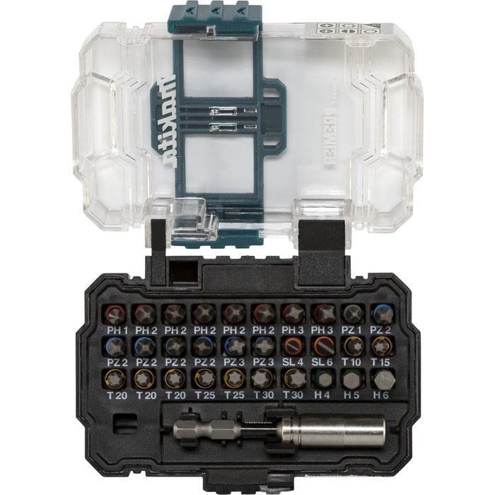 Makita Juego de puntas de torsión 31 piezas E-13552 Makita Juego de puntas de torsión 31 piezas E-13552