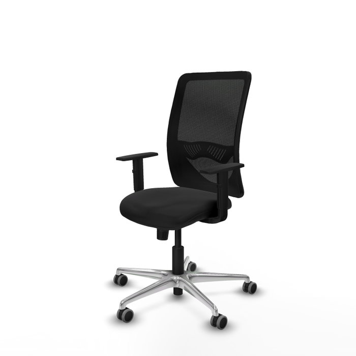 PIQUERAS Y CRESPO Silla de oficina Zulema con mecanismo Sincro, Negro PIQUERAS Y CRESPO Silla de oficina Zulema con mecanismo Sincro, Negro