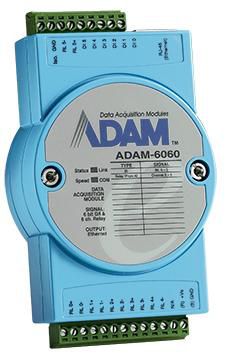 Advantech 6Relay/6DI IoT Modbus/SNMP/ MQTT Ethernet Remote I/O