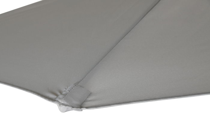 DKD Home Decor Parasol para Terraza y Jardín Giratorio 360°, Gris, Poliéster UV 50+, Acero, 350 cm de Largo x 300 cm de Ancho x 250 cm de Alto DKD Home Decor Parasol para Terraza y Jardín Giratorio 360°, Gris, Poliéster UV 50+, Acero, 350 cm de Largo x 300 cm de Ancho x 250 cm de Alto
