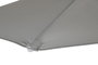 DKD Home Decor Parasol para Terraza y Jardín Giratorio 360°, Gris, Poliéster UV 50+, Acero, 350 cm de Largo x 300 cm de Ancho x 250 cm de Alto