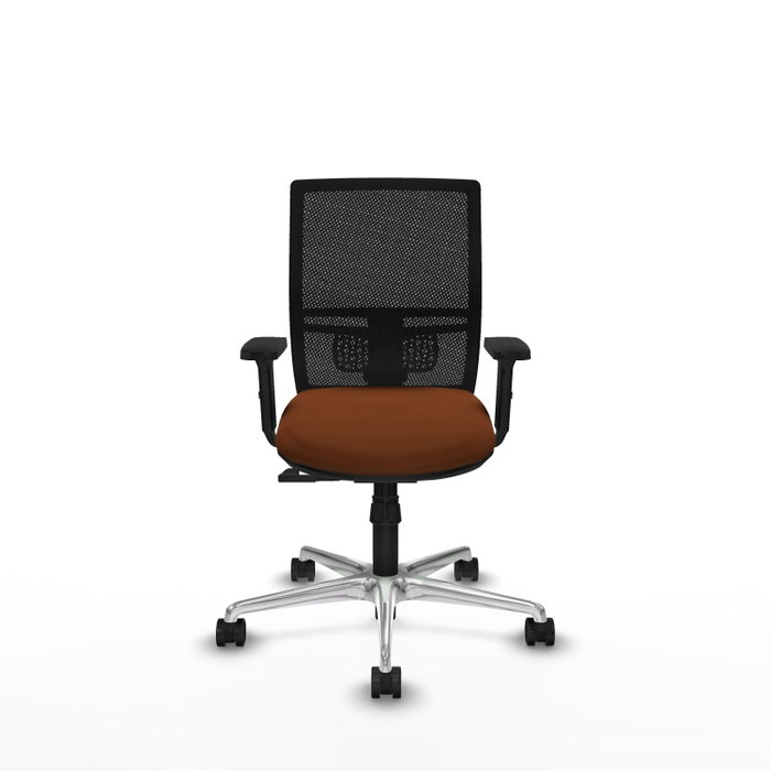 PIQUERAS Y CRESPO Silla de oficina Yunquera con mecanismo Sincro Marrón y Negro PIQUERAS Y CRESPO Silla de oficina Yunquera con mecanismo Sincro Marrón y Negro
