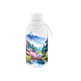 AUREA Botella térmica Travel Dreams Ice con interior cerámico y 2 tapones, 500ml