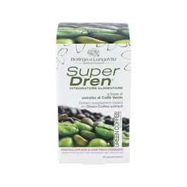 Bottega Di Lungavita Super Dren Cápsulas Café Verde, 60 Cápsulas