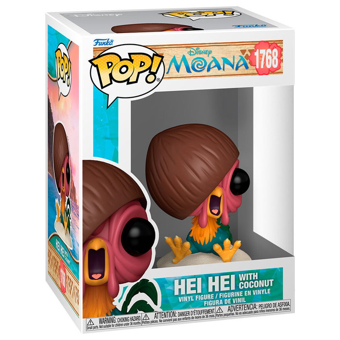 Funko Figura POP Disney Vaiana Moana 3 Hei Hei with Coconut