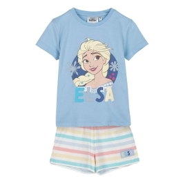 Cerdá Pijama Corto Single Jersey Frozen 3 Años - Light Blue