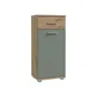 Forte Mueble de Baño FORTE Roble Artesanal / Verde Salvia 40,2 x 28,9 x 87,6 cm