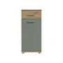 Forte Mueble de Baño FORTE Roble Artesanal / Verde Salvia 40,2 x 28,9 x 87,6 cm