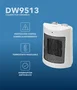 DAEWOO Calefactor cerámico DW9513 1800W