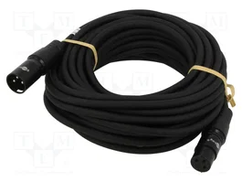 GOOBAY Cable XLR macho 3pin a XLR hembra 3pin de 10m