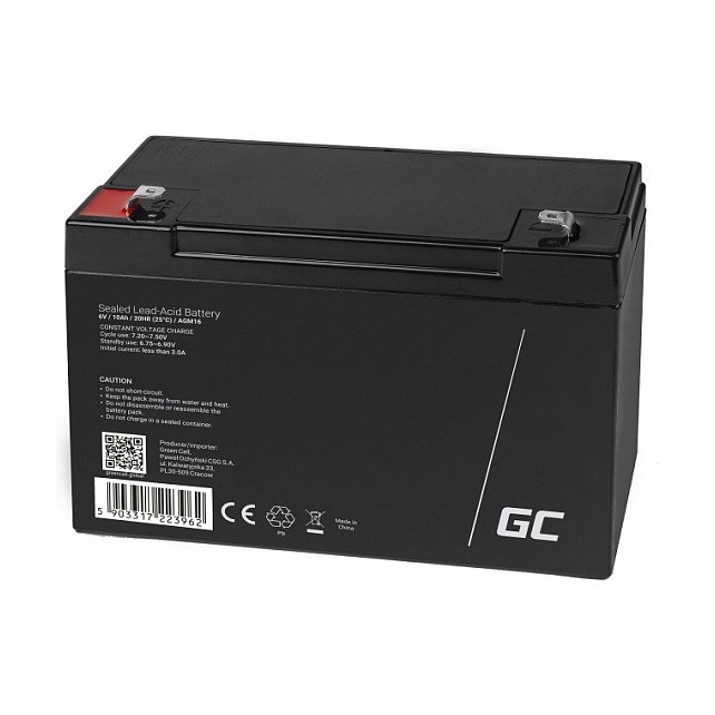 Green Cell AGM16 Batería para UPS 6 V 10 Ah Green Cell AGM16 Batería para UPS 6 V 10 Ah