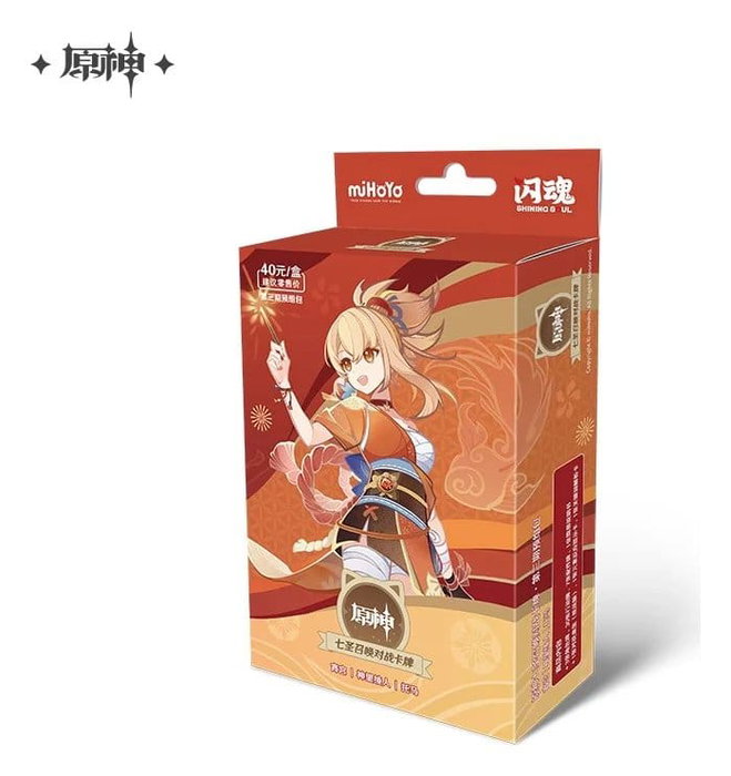 Genshin Impact Juego de Cartas Coleccionables Series 03 Pre-Build Starter Deck 08 Yoimiya *Edición China* Genshin Impact Juego de Cartas Coleccionables Series 03 Pre-Build Starter Deck 08 Yoimiya *Edición China*