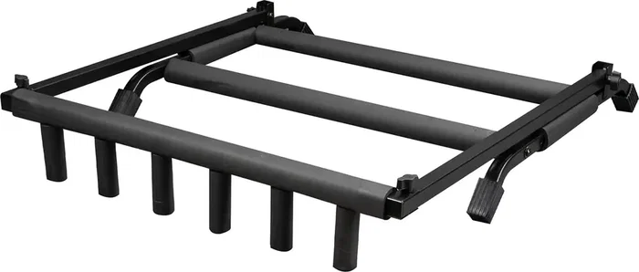 FRAMEWORKS Rack Plegable y Retráctil para 5 Guitarras, Soporte con Base Negra de Acero