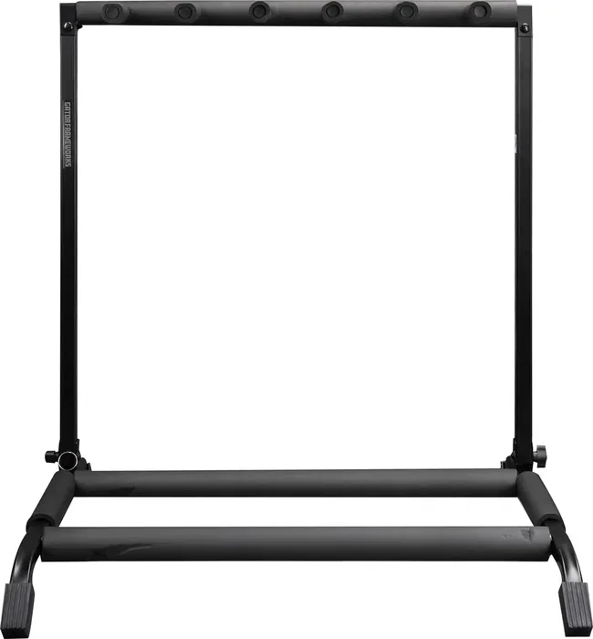 FRAMEWORKS Rack Plegable y Retráctil para 5 Guitarras, Soporte con Base Negra de Acero
