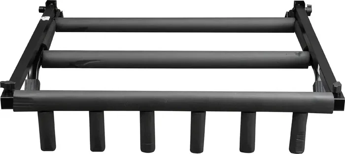 FRAMEWORKS Rack Plegable y Retráctil para 5 Guitarras, Soporte con Base Negra de Acero