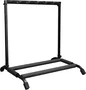 FRAMEWORKS Rack Plegable y Retráctil para 5 Guitarras, Soporte con Base Negra de Acero