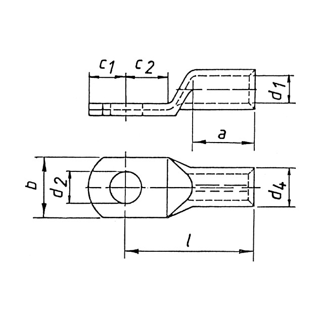 Gustav Klauke GmbH KLAU 104R8 25mm² M8 galvanizado electrolíticamente