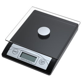 Genie 3623 EDS Báscula Postal Electrónica de Sobres 5 kg Precisión 1 g Pantalla LCD Color Negro para Correos y Envíos