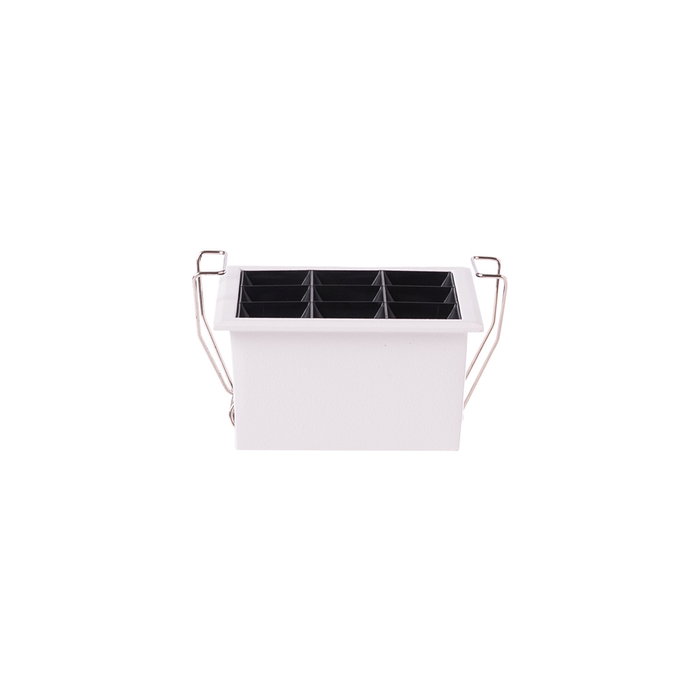 Foco Downlight LED PRO SMD3030 10W Blanco Natural 4200K Rectangular