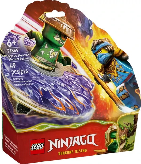 LEGO Ninjago 71849 Nya vs. Spinner del Monstruo Mutante, 49 piezas LEGO Ninjago 71849 Nya vs. Spinner del Monstruo Mutante, 49 piezas