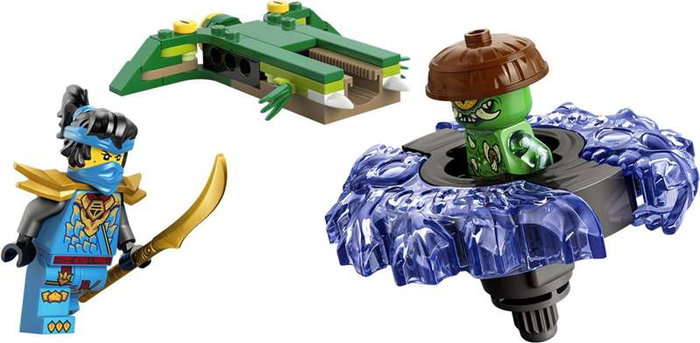 Lego Ninjago - Juego de Construcción Nya vs. Spinner del Monstruo Mutante, Edad 6+