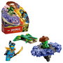 LEGO Ninjago 71849 Nya vs. Spinner del Monstruo Mutante, 49 piezas