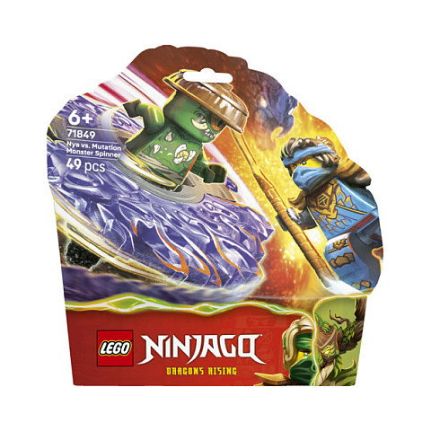 LEGO Ninjago 71849 Nya vs. Spinner del Monstruo Mutante, 49 piezas LEGO Ninjago 71849 Nya vs. Spinner del Monstruo Mutante, 49 piezas