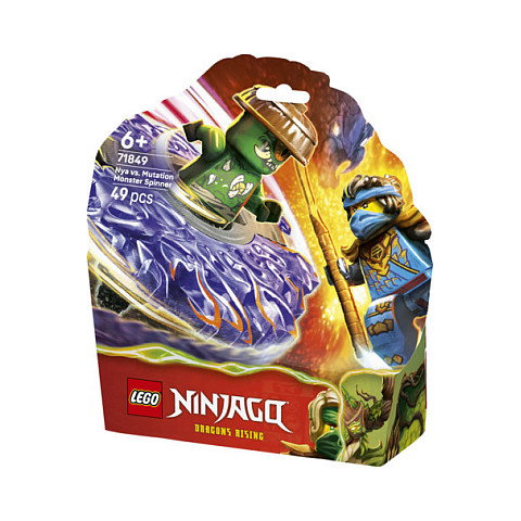 LEGO Ninjago 71849 Nya vs. Spinner del Monstruo Mutante, 49 piezas LEGO Ninjago 71849 Nya vs. Spinner del Monstruo Mutante, 49 piezas