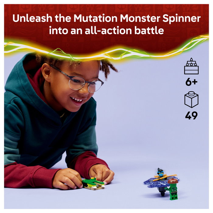 LEGO Ninjago 71849 Nya vs. Spinner del Monstruo Mutante, 49 piezas LEGO Ninjago 71849 Nya vs. Spinner del Monstruo Mutante, 49 piezas