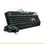 Cooler Master Devastator 3 Teclado y Ratón Gaming Alámbrico USB Membrana QWERTZ LED RGB Negro