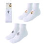 Cerdá Pack de 2 Calcetines Real Madrid, Talla Única, Color Blanco