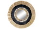 DKD Home Decor Espejo Fibra y Hierro 55x55 Natural