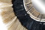 DKD Home Decor Espejo Fibra y Hierro 55x55 Natural