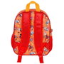 Mickey Mouse Mochila 3D Pequeña Whisper Disney, Mochila Preescolar con Relieve, Bolsillos Laterales, Color Naranja, 31x26x11 cm