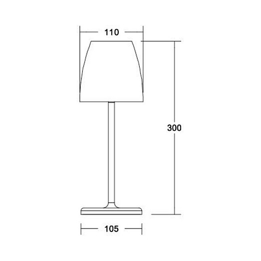 Brumberg 60331183 Solartischleuchte CAMERON Negro 2,2W IP54 Aluminio Policarbonato 150lm 3000K