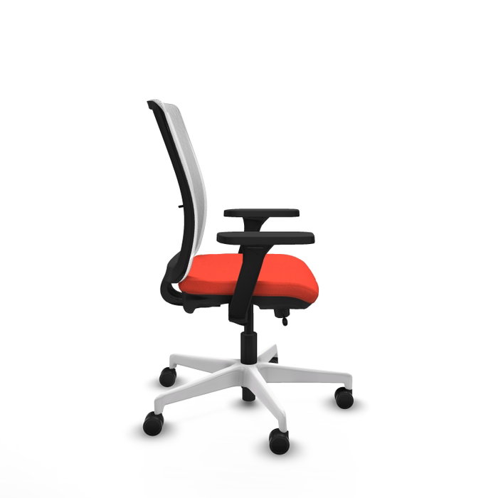 PIQUERAS Y CRESPO Silla de oficina Haches Naranja oscuro y Blanco PIQUERAS Y CRESPO Silla de oficina Haches Naranja oscuro y Blanco