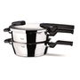 Fissler 600-700-11-000/0 Vitaquick Set Ollas a Presión 26cm – 8+4L, Apto para Inducción