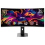 MSI MPG 341CQRDE QD-OLED X36 Monitor Gaming 34 pulg. 3440 x 1440 360Hz Curvo
