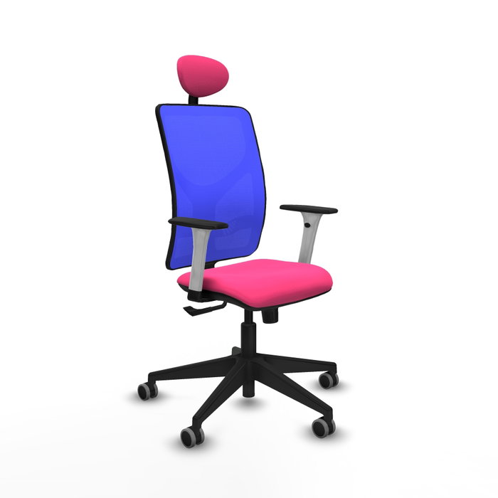 PIQUERAS Y CRESPO Silla de oficina Motilla con mecanismo Sincro, Rosa y Azul PIQUERAS Y CRESPO Silla de oficina Motilla con mecanismo Sincro, Rosa y Azul