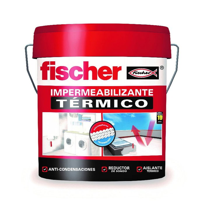 Fischer Impermeabilizante térmico 4 l blanco Fischer Impermeabilizante térmico 4 l blanco