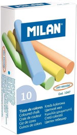 Milan Estuche de 10 Tizas Antipolvo