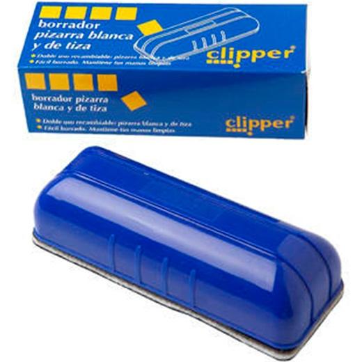 Alpino Borrador Pizarra Blanca y Negra Clipper con Recarga Alpino Borrador Pizarra Blanca y Negra Clipper con Recarga