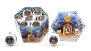 DKD Home Decor Decoracion Colgante Navidad Tradicional Multicolor PVC Set de 14 Piezas 21 x 15.5 x 24 cm