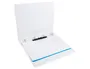 Liderpapel Carpeta Canguro 4 Anillas Mixtas A4 Plástico Color Blanco