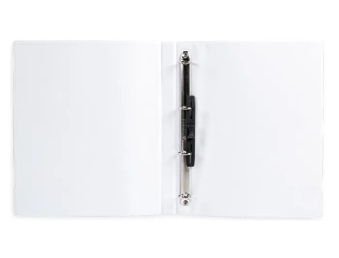 Liderpapel Carpeta Canguro 4 Anillas Mixtas A4 Plástico Color Blanco