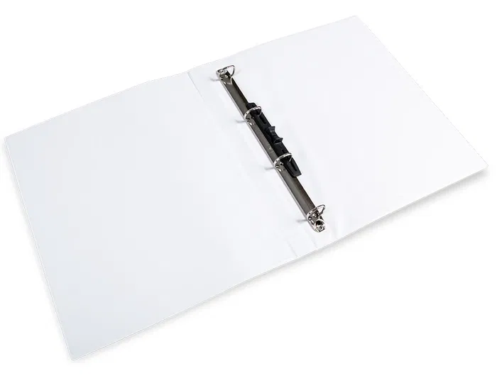 Liderpapel Carpeta Canguro 4 Anillas Mixtas A4 Plástico Color Blanco