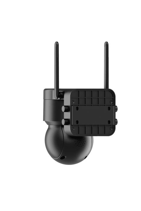 WOOX R3569 Kit de Seguridad Inalámbrico PTZ con Batería y Panel Solar, Audio Bidireccional, Detección de Movimiento, Full HD 1080P