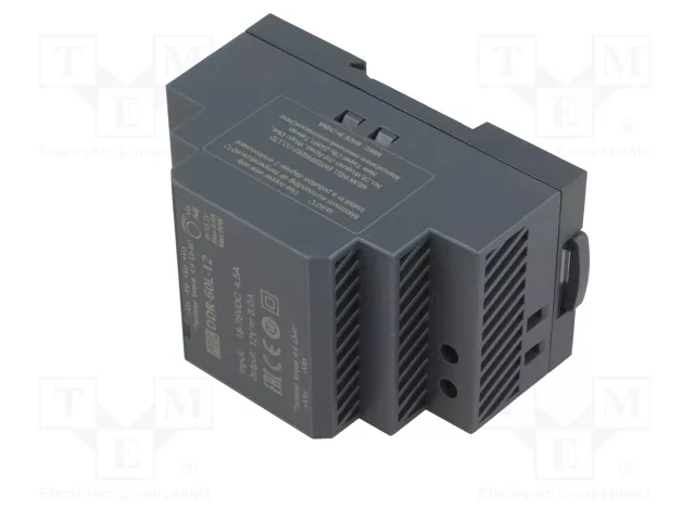 MEAN WELL DDR-60L-12 Convertidor DC/DC 60W 12VDC 5A