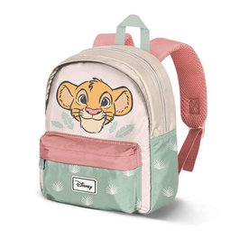 Karactermania Mochila El Rey León para niños preescolar, Poliéster, 27x22x10 cm, color hueso, modelo Joy Cub