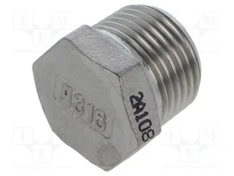 GEBO Tapón Macho G 3/8'' Externo en Acero Inoxidable